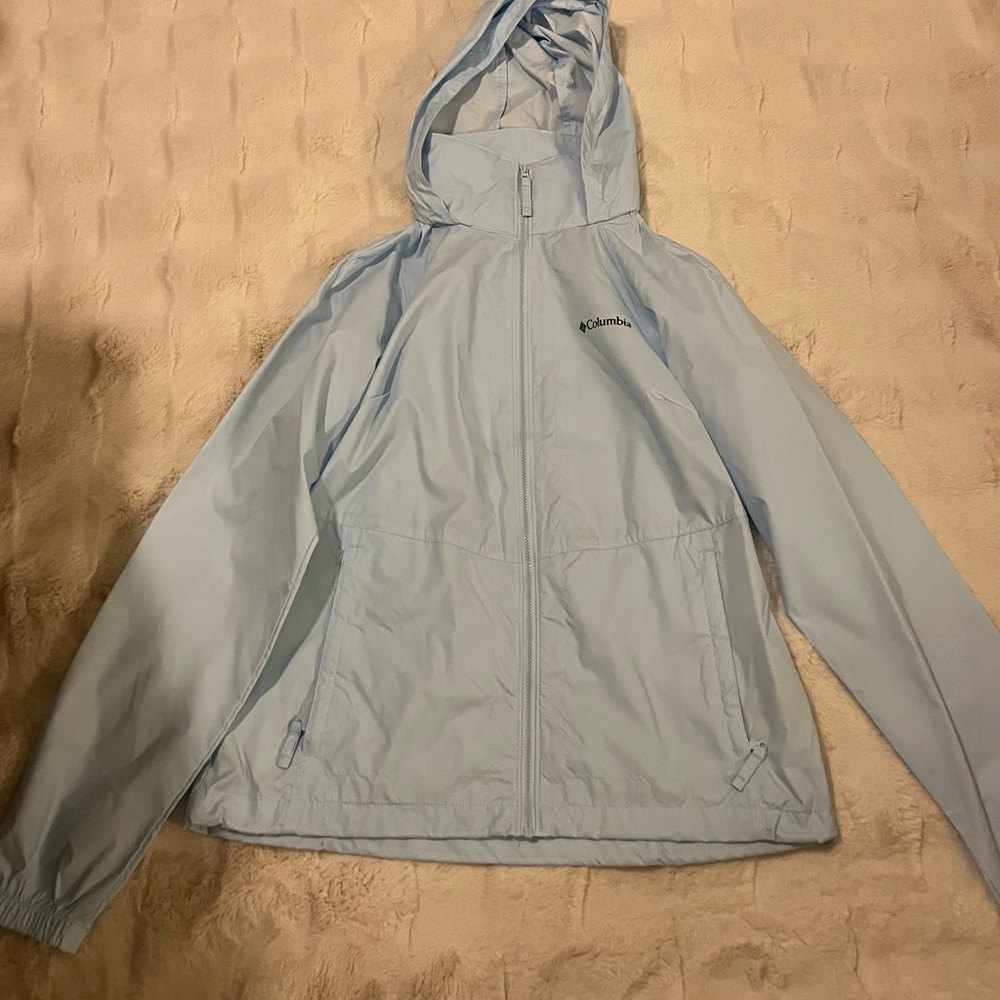 Small Blue Columbia Windbreaker.